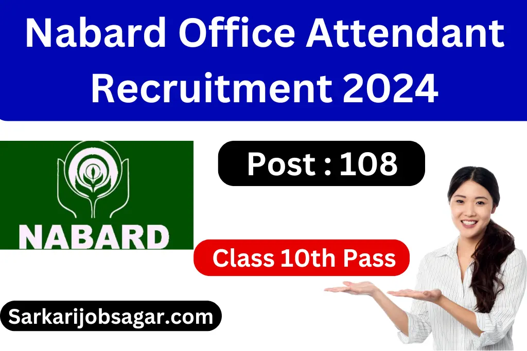 Nabard Office Attendant Recruitment 2024