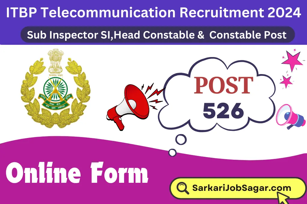 ITBP Telecommunication Recruitment 2024