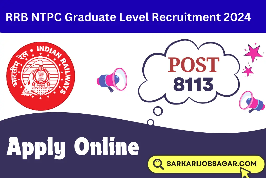 RRB NTPC Graduate Level Recruitment 2024