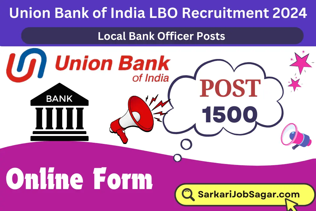 Union Bank of India LBO Recruitment 2024