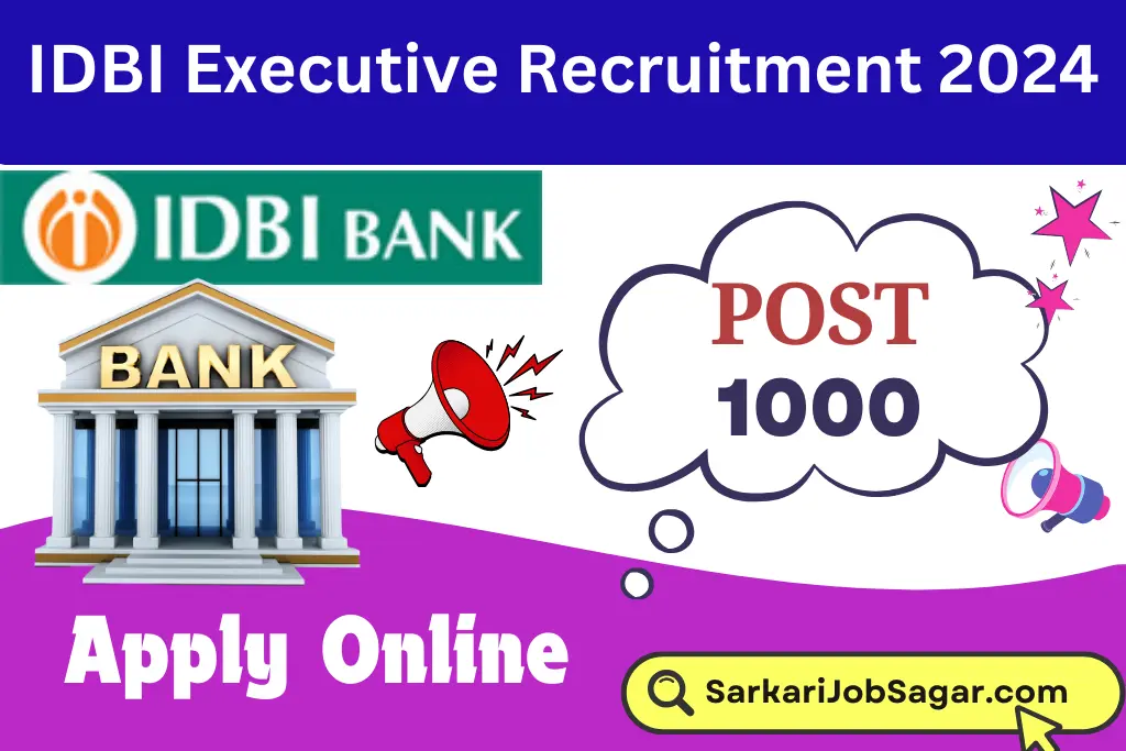 IDBI Executive Recruitment 2024